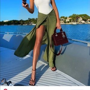 Jacquemus Le Souk Sahil draped skirt 36 NWT